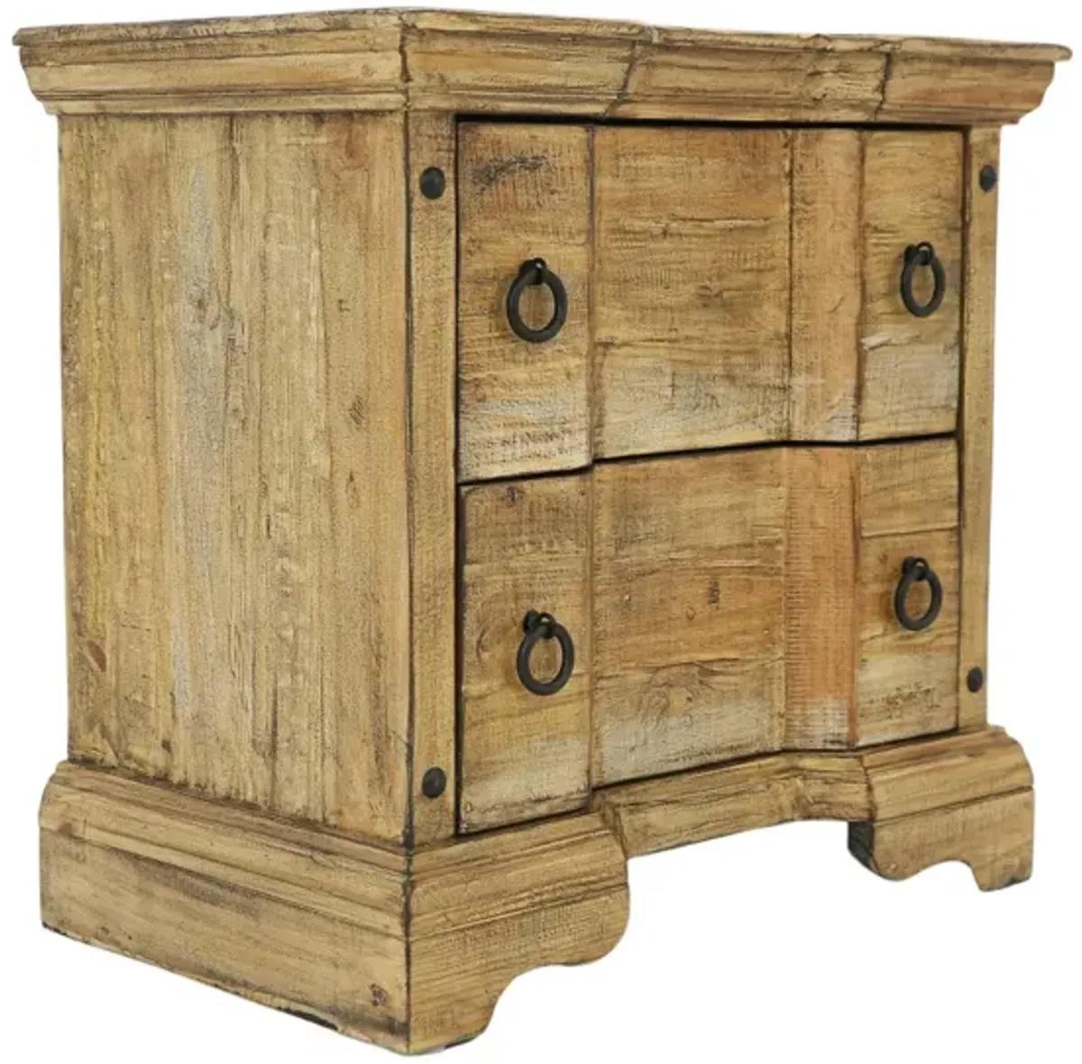 ST THOMAS WOOD TOP NIGHTSTAND