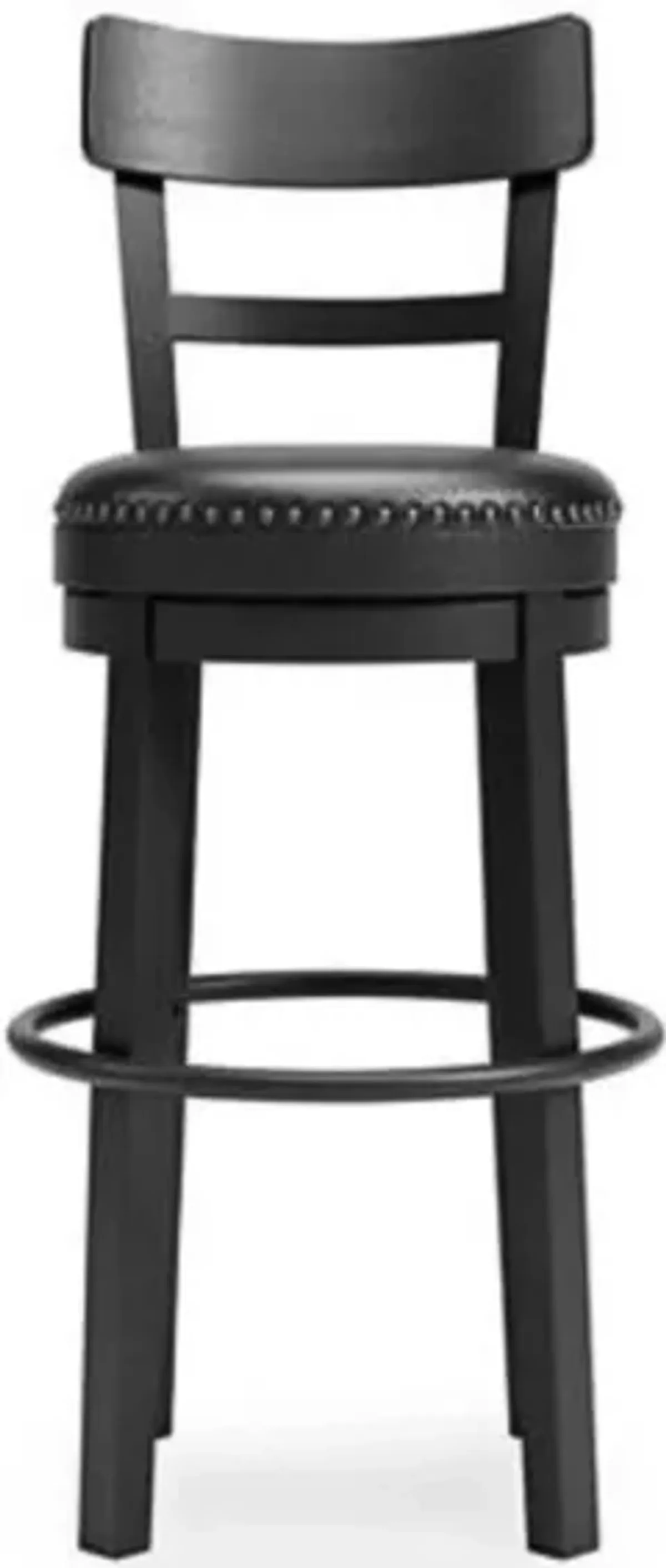 VALEBECK BLACK 30" SWIVEL BARSTOOL