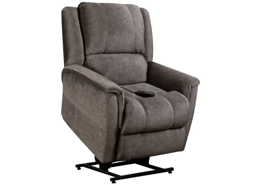 CARICE GUNMETAL POWER LIFT ZERO GRAVITY RECLINER