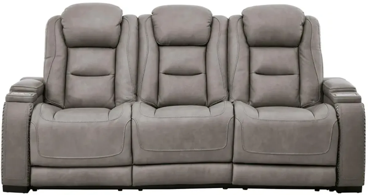 MAN-DEN GRAY 3P POWER SOFA