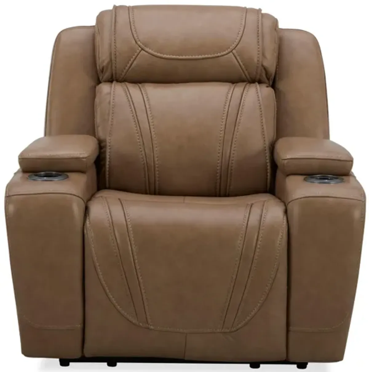 BOSTON SAND LEATHER POWER RECLINER