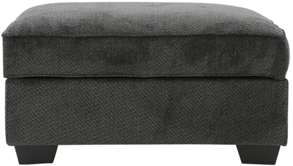 CHARENTON CHARCOAL STORAGE OTTOMAN