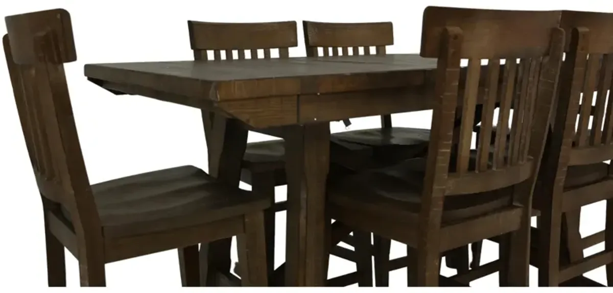 RIVERDALE 7 PIECE COUNTER HEIGHT DINING SET