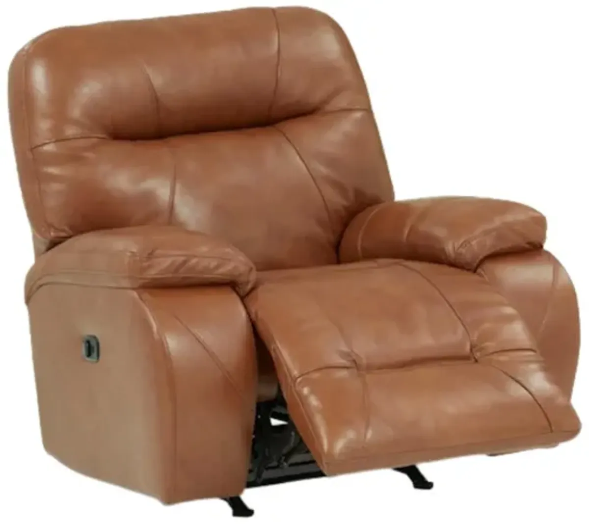 ARIAL COGNAC LEATHER 2P POWER ROCKER RECLINER