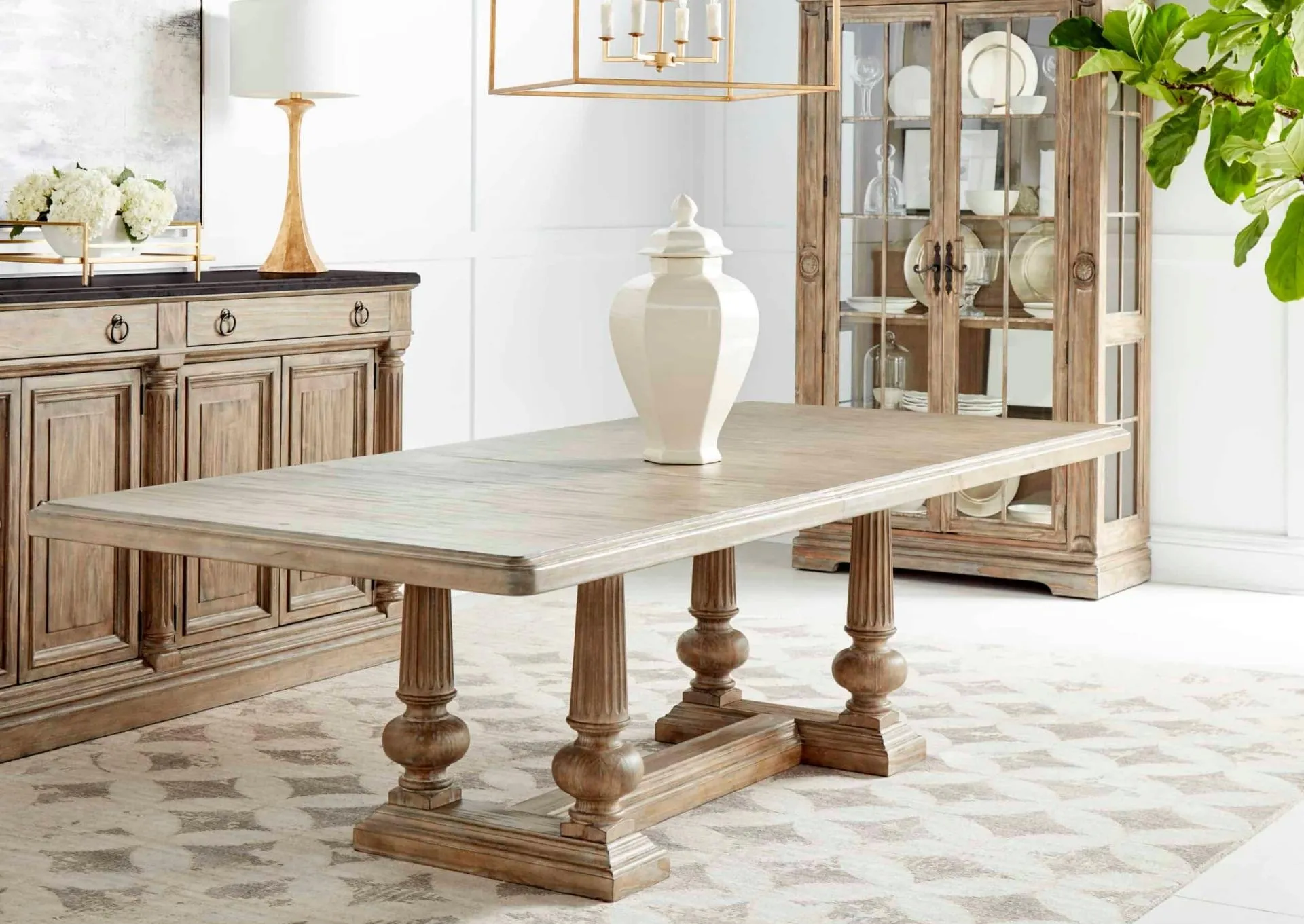 ARCHITRAVE TRESTLE DINING TABLE