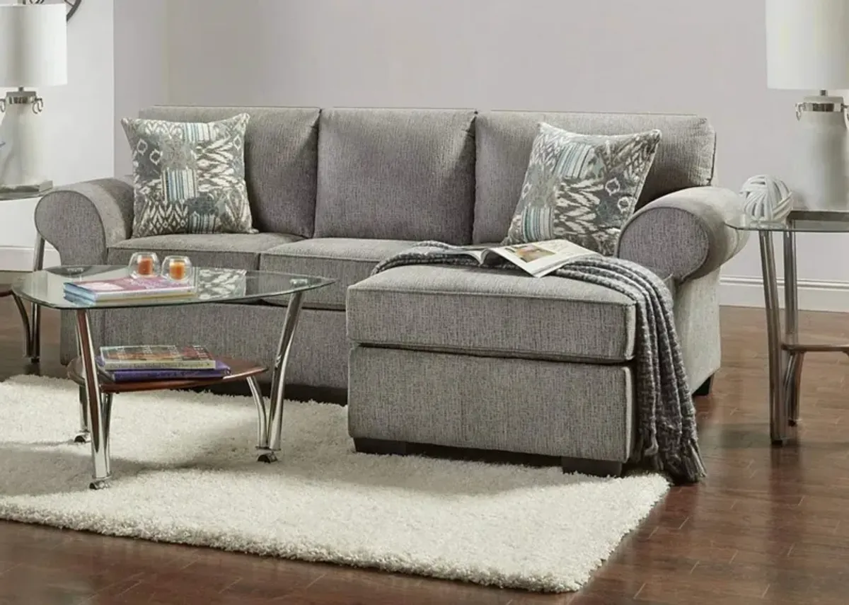 MARCEY NICKEL 2 PIECE SECTIONAL