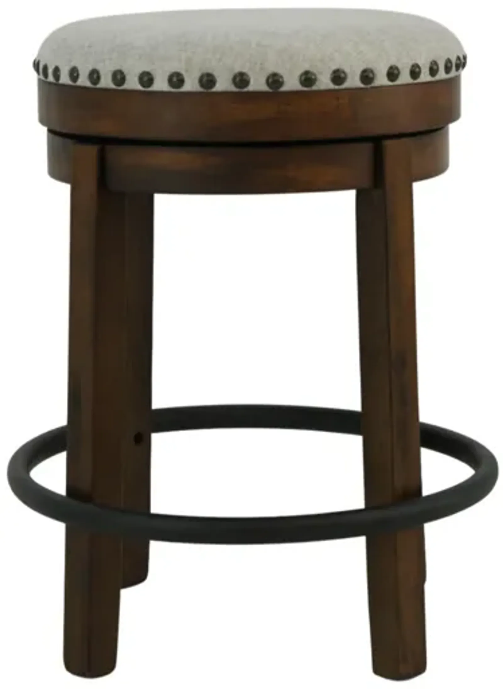 VALEBECK 24" BROWN SWIVEL STOOL