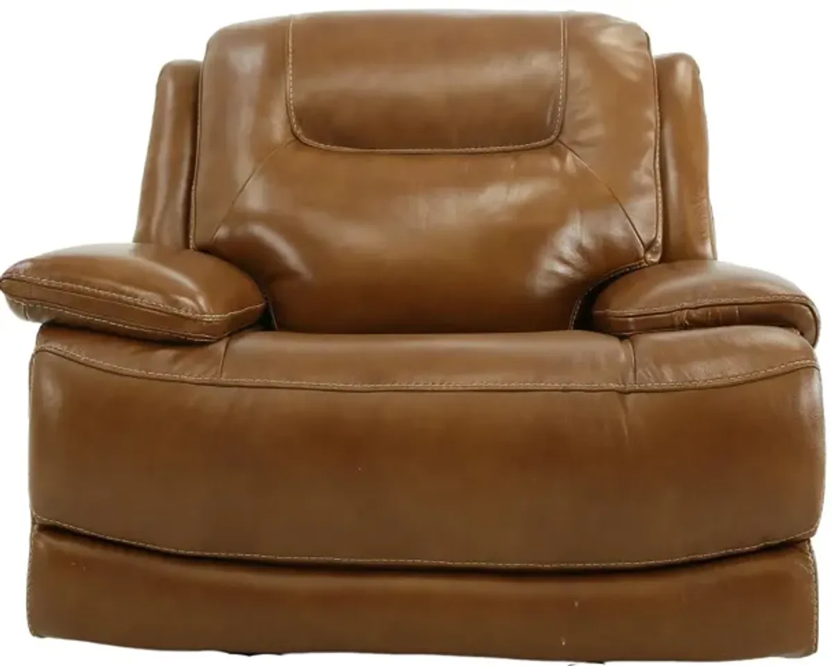 BERLIN BUCKSKIN LEATHER 2P POWER RECLINER