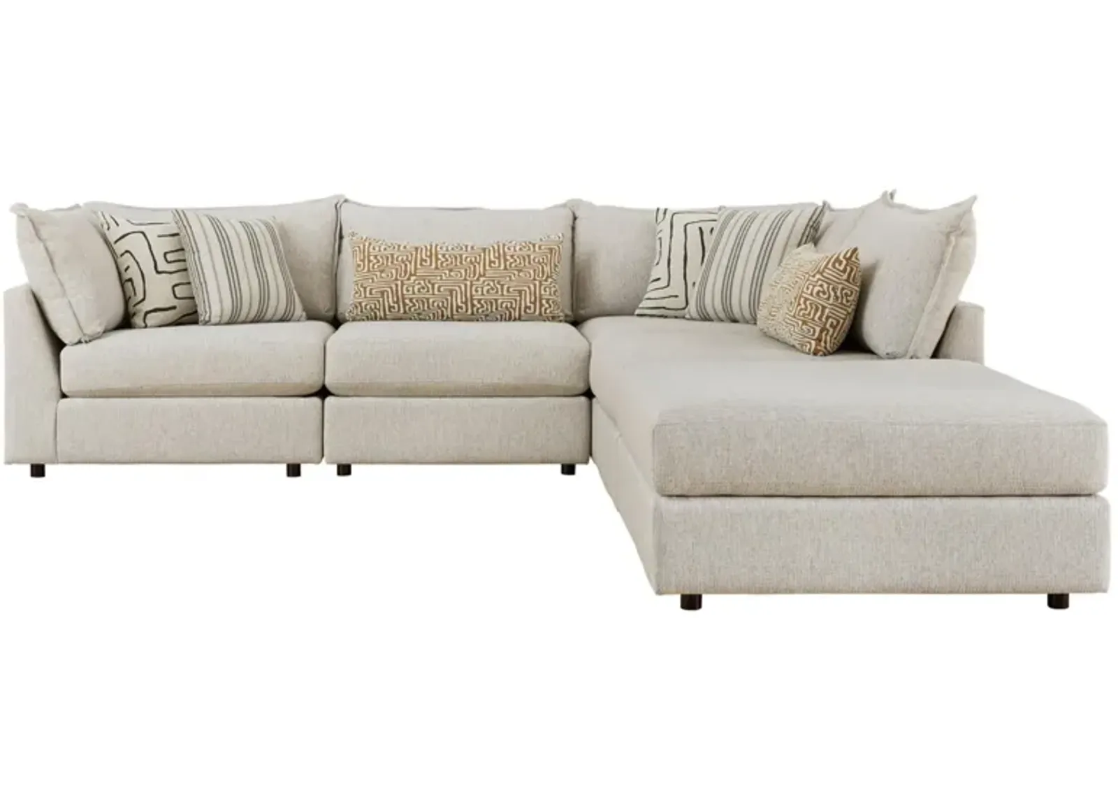 DURANGO PEWTER 5 PIECE SECTIONAL