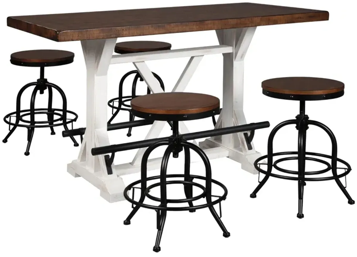 VALEBECK 5 PIECE COUNTER DINING SET