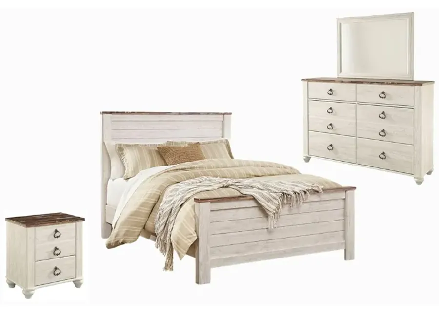 WILLOWTON FULL BEDROOM SET