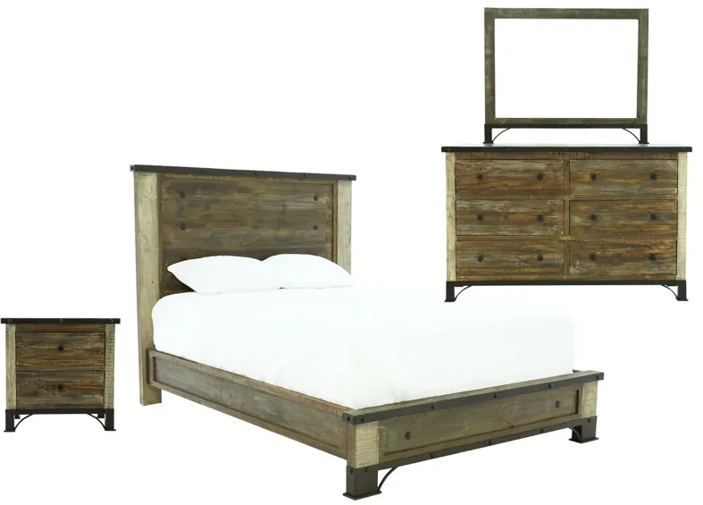 PRAGA KING BEDROOM SET