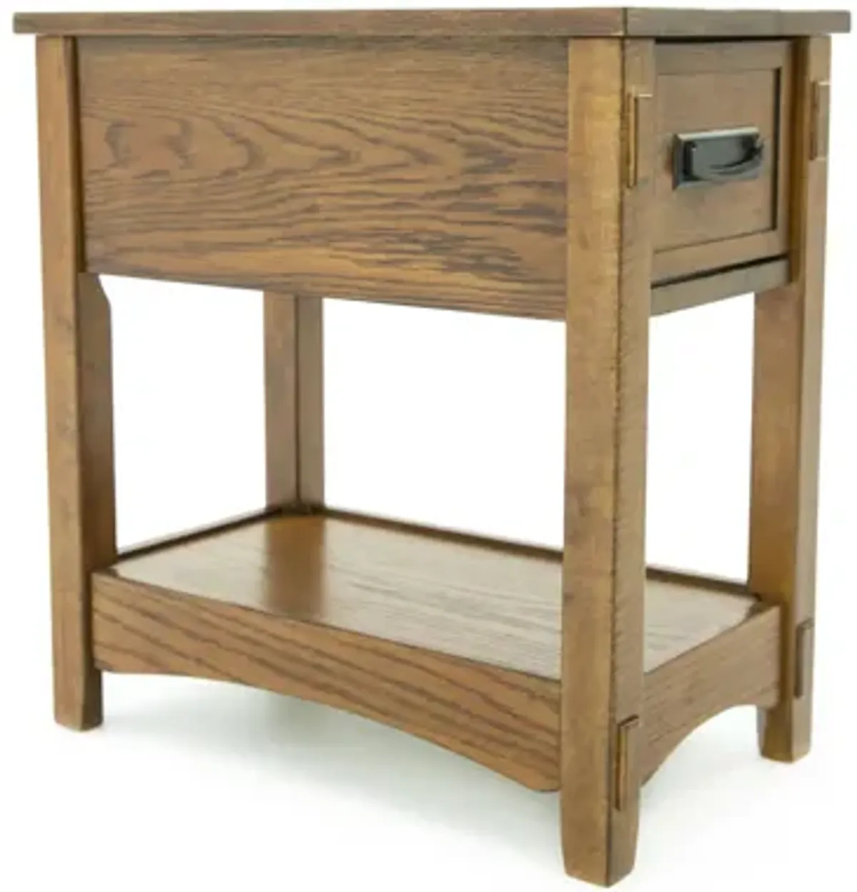 BREEGIN BROWN CHAIR SIDE END TABLE