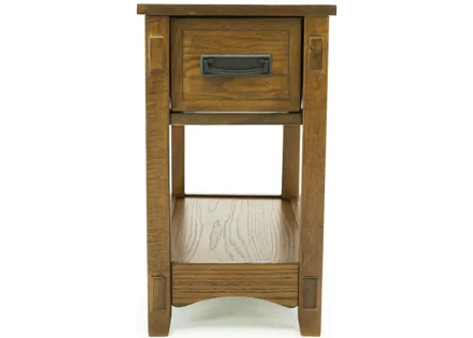 BREEGIN BROWN CHAIR SIDE END TABLE