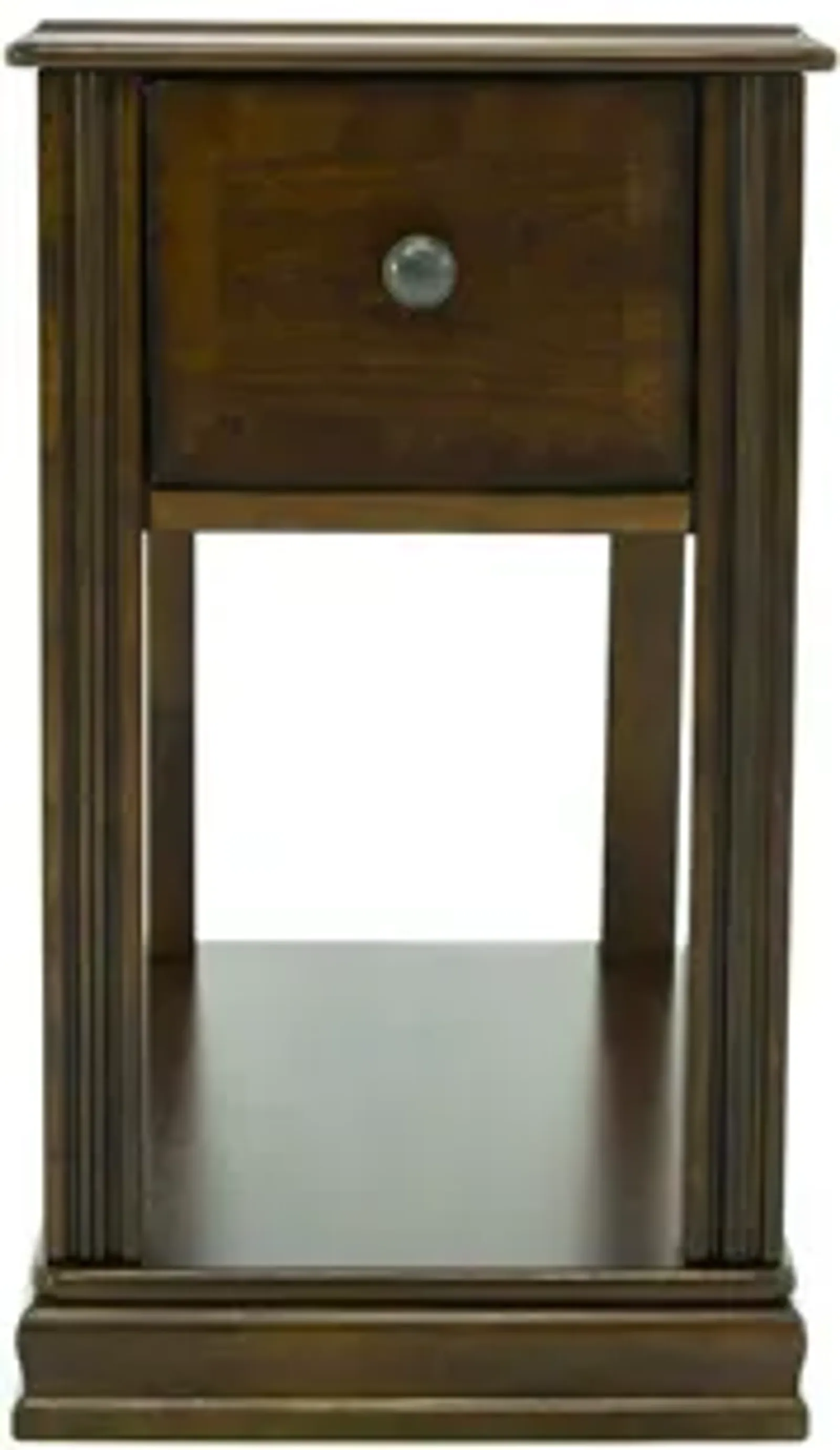 BREEGIN BROWN CHAIR SIDE END TABLE