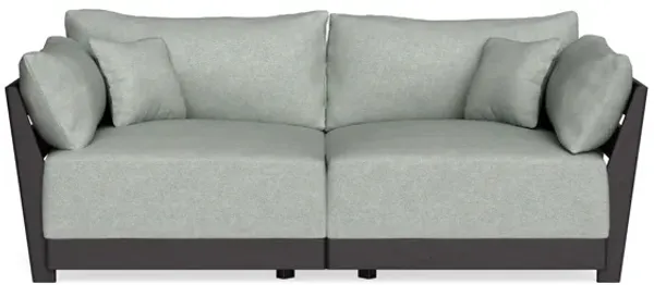 Modular Bondi Black 2-Seater Sofa in Spa | Classic Blend