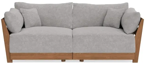 Modular Bondi Espresso 2-Seater Sofa in Silver Gray | Classic Blend