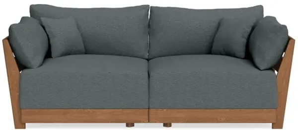 Modular Bondi Espresso 2-Seater Sofa in Stone | Classic Blend