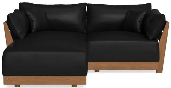 Modular Bondi Espresso 2-Seater Sectional in Onyx | Memory Foam Blend