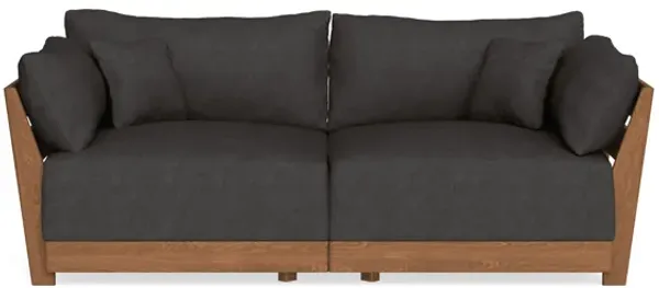 Modular Bondi Espresso 2-Seater Sofa in Slate Gray | Classic Blend