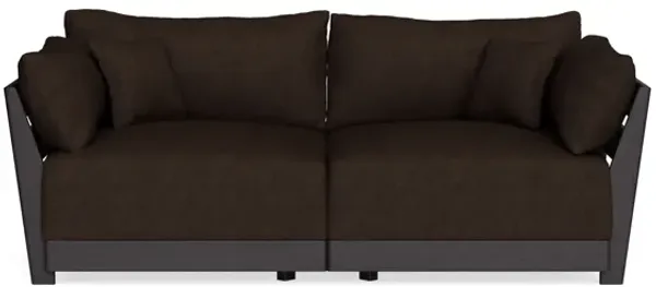 Modular Bondi Black 2-Seater Sofa in Espresso | Classic Blend