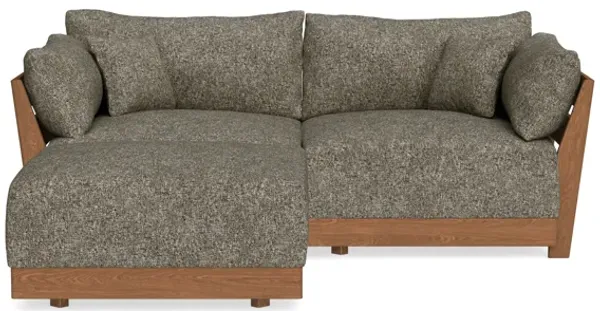 Modular Bondi Espresso 2-Seater Sectional in Mineral | Classic Blend