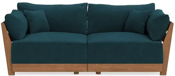 Modular Bondi Espresso 2-Seater Sofa in Indigo | Classic Blend