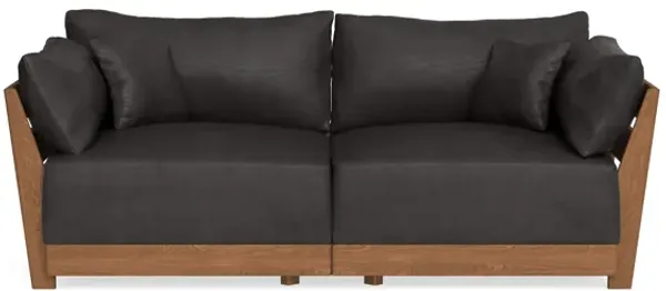 Modular Bondi Espresso 2-Seater Sofa in Charcoal | Classic Blend