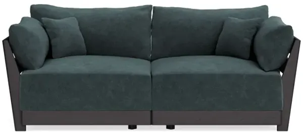 Modular Bondi Black 2-Seater Sofa in Nightfall | Classic Blend