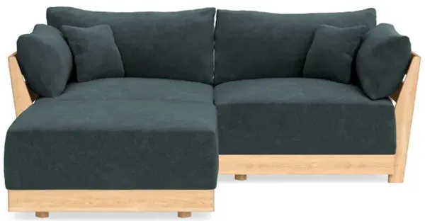 Modular Bondi Latte 2-Seater Sectional in Nightfall | Classic Blend