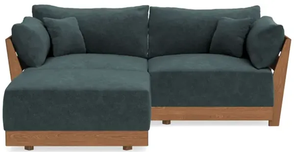 Modular Bondi Espresso 2-Seater Sectional in Nightfall | Classic Blend