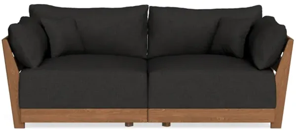 Modular Bondi Espresso 2-Seater Sofa in Peppercorn | Classic Blend