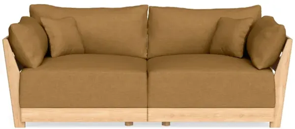 Modular Bondi Latte 2-Seater Sofa in Dijon | Classic Blend