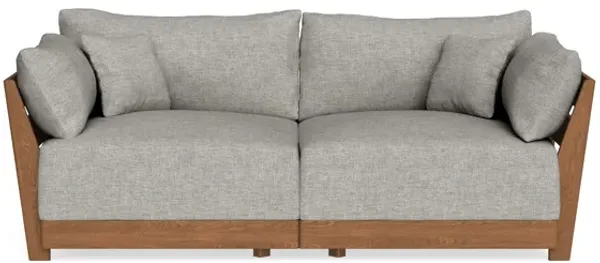 Modular Bondi Espresso 2-Seater Sofa in Fog | Classic Blend