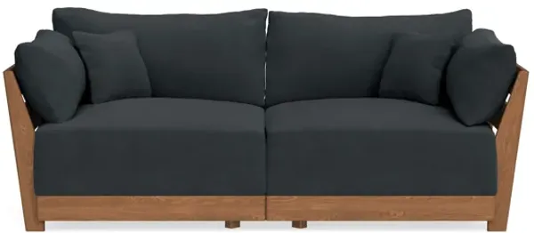 Modular Bondi Espresso 2-Seater Sofa in Obsidian | Memory Foam Blend