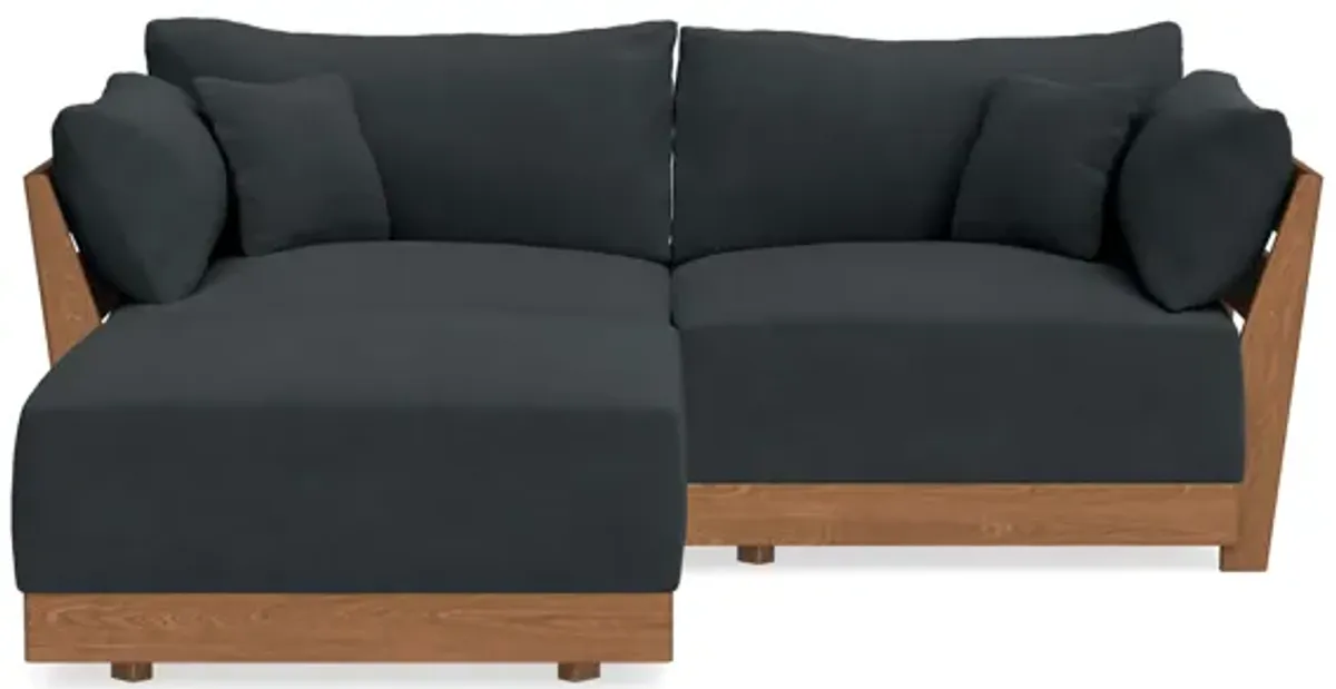 Modular Bondi Espresso 2-Seater Sectional in Obsidian | Classic Blend