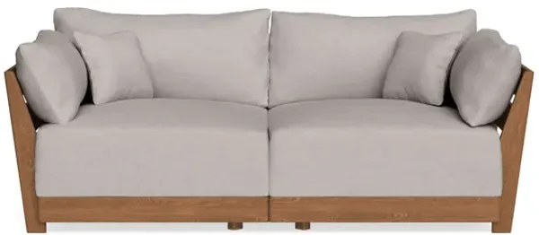 Modular Bondi Espresso 2-Seater Sofa in Cloud | Classic Blend