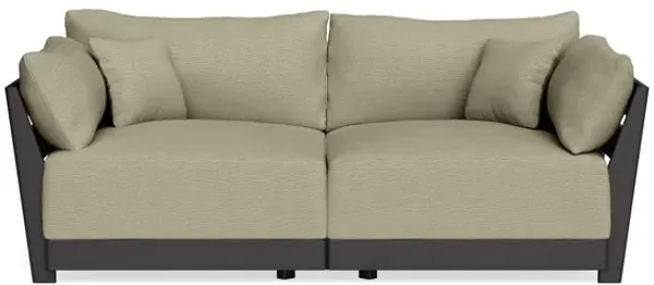 Modular Bondi Black 2-Seater Sofa in Cappuccino | Classic Blend