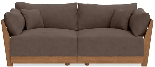 Modular Bondi Espresso 2-Seater Sofa in Chocolate | Classic Blend