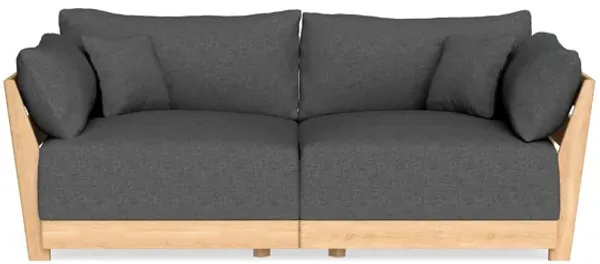 Modular Bondi Latte 2-Seater Sofa in Pebble | Classic Blend