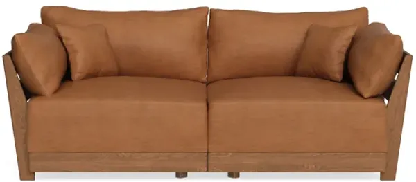 Modular Bondi Espresso 2-Seater Sofa in Whiskey | Classic Blend