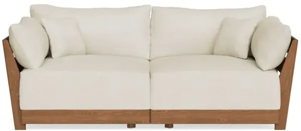 Modular Bondi Espresso 2-Seater Sofa in Mascarpone | Classic Blend