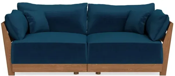 Modular Bondi Espresso 2-Seater Sofa in Sapphire | Classic Blend