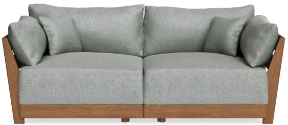 Modular Bondi Espresso 2-Seater Sofa in Storm Gray | Classic Blend