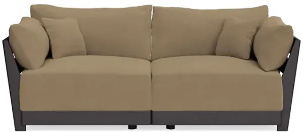 Modular Bondi Black 2-Seater Sofa in Macchiato | Classic Blend