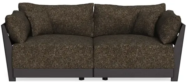 Modular Bondi Black 2-Seater Sofa in Phantom | Classic Blend