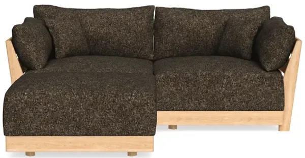 Modular Bondi Latte 2-Seater Sectional in Phantom | Classic Blend