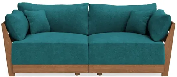 Modular Bondi Espresso 2-Seater Sofa in Ocean | Classic Blend