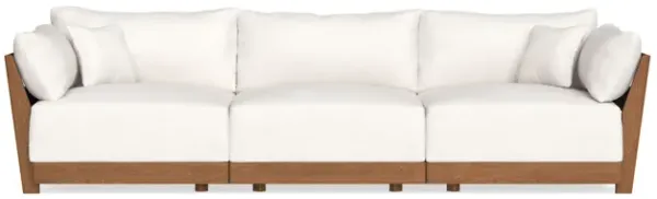 Modular Bondi Espresso 3-Seater Sofa in Macaroon | Classic Blend