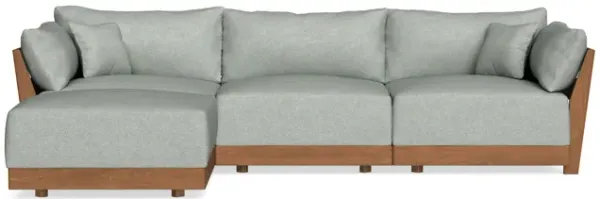 Modular Bondi Espresso 3-Seater Sectional in Spa | Memory Foam Blend